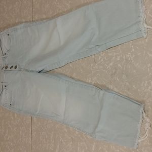 Old Navy button fly crop jeans